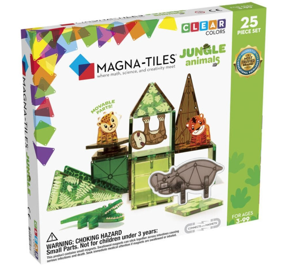 Magna Tiles Animales De La Jungla 25PC Set