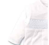Footie W/ Hand SMK White/Lt Blue
