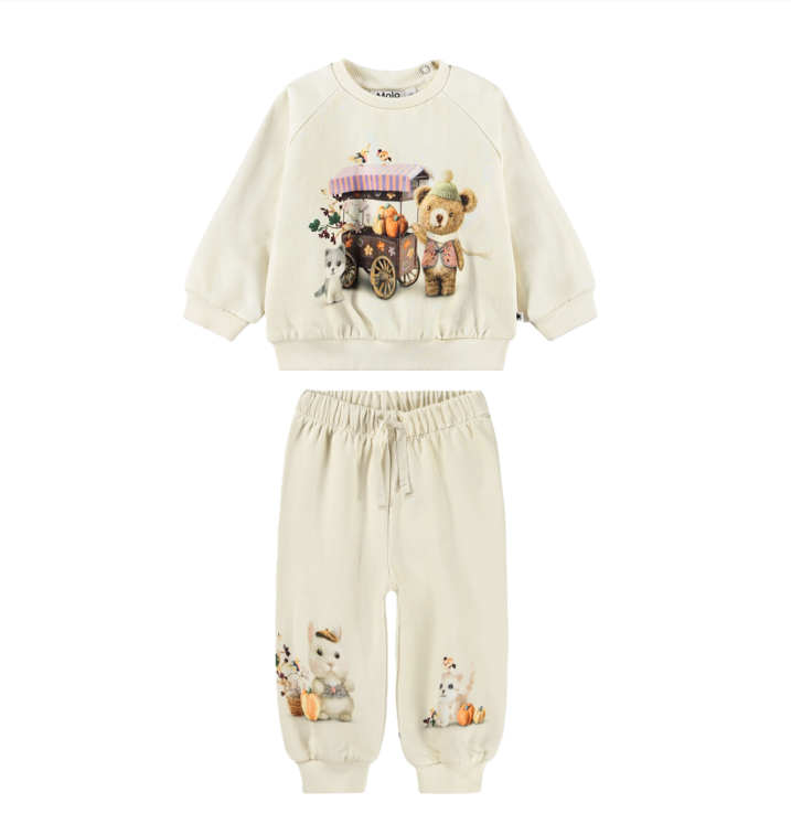 Sweat Shirt & Soft Pant Flower Market
