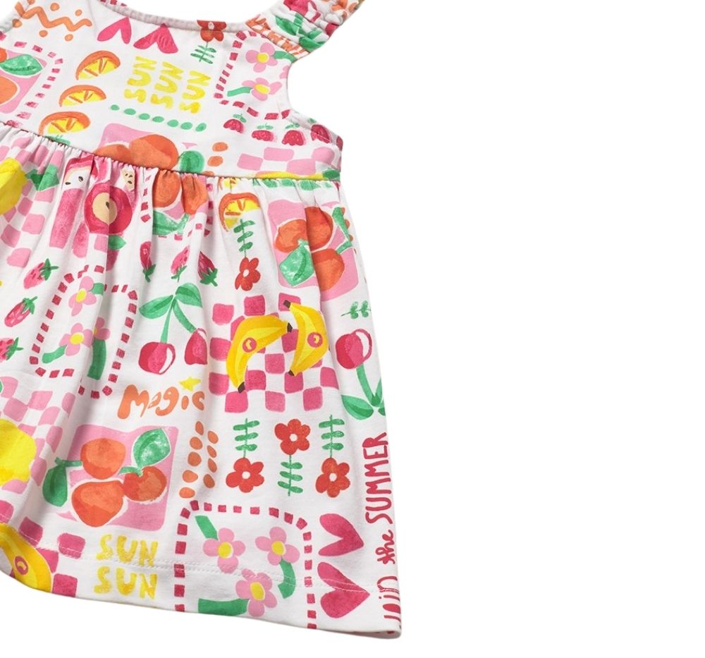 Vestido Estampado con Braguita
