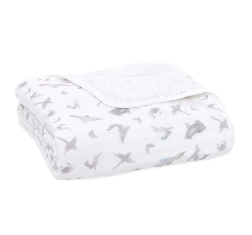 Map The Stars-Sky Animals Organic Dream Blanket