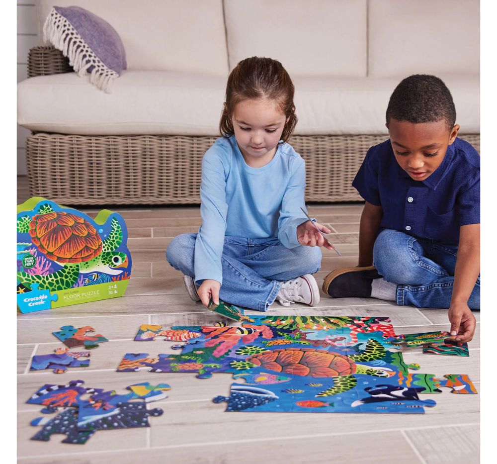 36-pc Puzzles Sea Turtle Foil Stamped