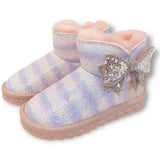 Ombre Glitter Boots Pink