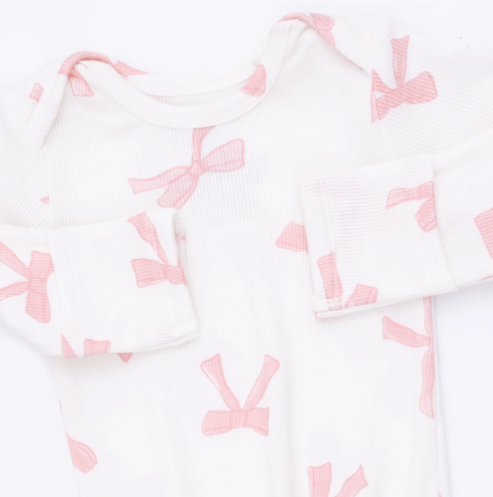 Pretty Bows Knotted Gown and Knot Headband