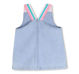 Denim Dress Colorful Elastic Straps