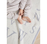 Cozychic ABC Blanket Ocean-Cream