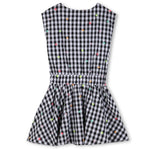 Heart Embroidered Gingham Dress