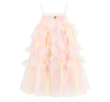 Remi Rainbow Tulle Ruffle Dress