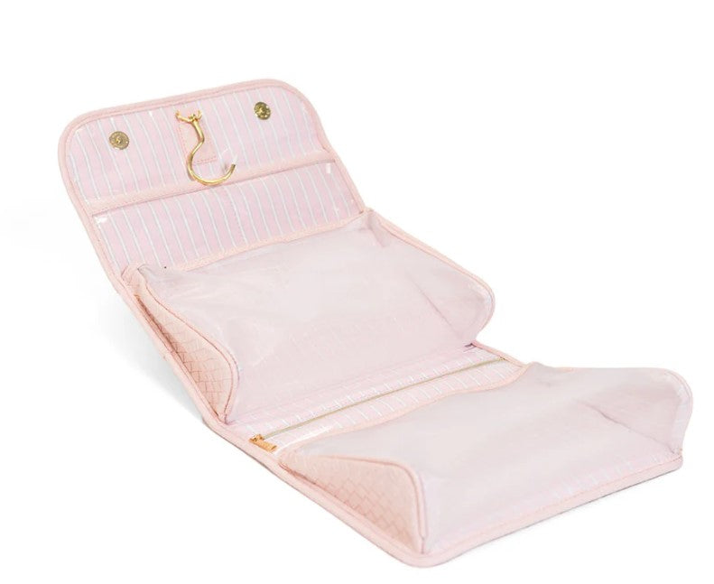 Woven Shell Hanging Toiletry Case