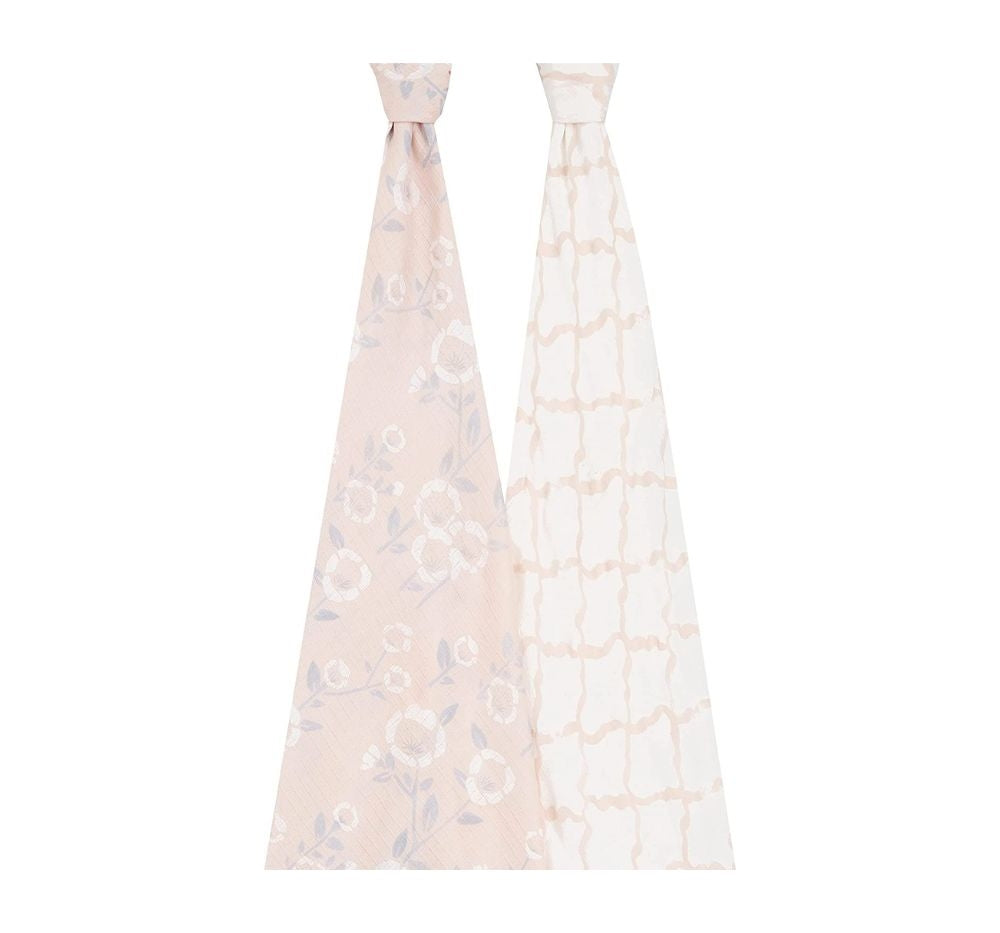 Stencil 2Pack Silky Soft Swaddles