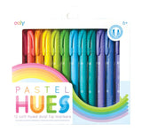 Pastel Hues 12 Soft-Hued Dual Tip Markers