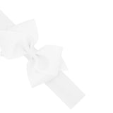 SML King GG Bow On Jer Band White 6-24M