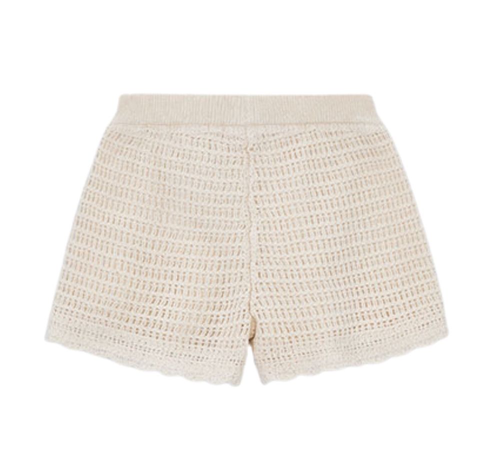 Top Crochet y Pantalón Corto Tricot