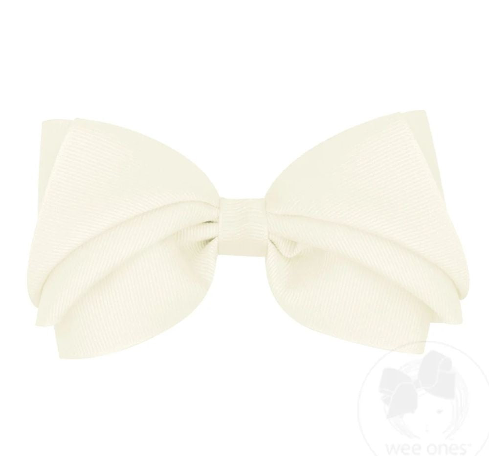 Mini Kng Org/Gg Overly Pleated White Bow