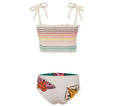 Waffle Bikini Polilla Arcoiris Crudo