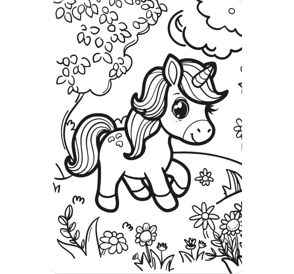 Unicorn Dreams XXL Coloring Book