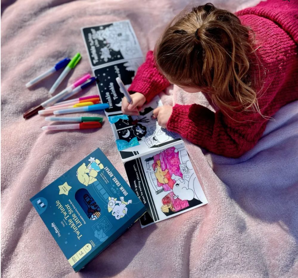 Twinkle Twinkle Little Star Tales Reusable Coloring Book