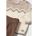 Conjunto Pantalon Largo & Jersey Cacao