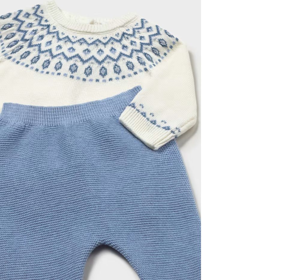 Conjunto Polaina Tricot Lluvia