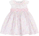 Flutter Fields Smock Dress Print