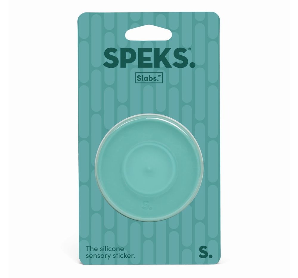 Slabs Silicone Sensory Sticker Path Aqua