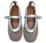 Lala Mesh Shoes Silver