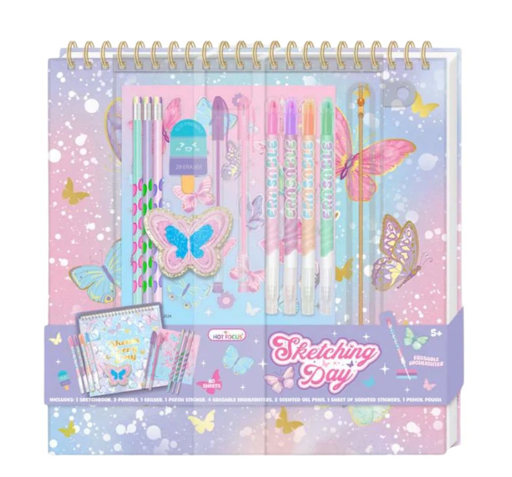 Mega Sketching Fun Tie Dye Butterfly