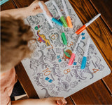 Reusable Silicone Activity Mat DinoRoar