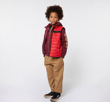 Reversible Down Vest Red