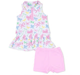 Sweet Bows Polo Tenis Dress with Cartwheel Short