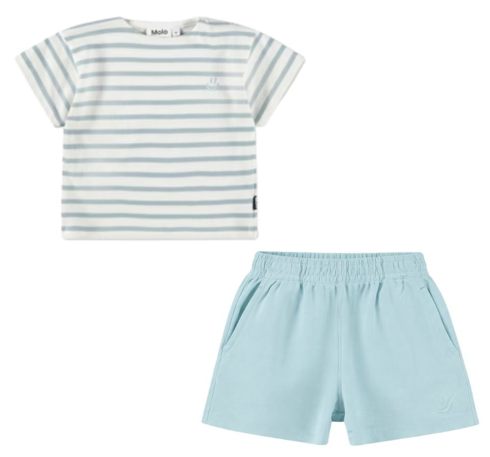 T-Shirt & Shorts Stream Stripe