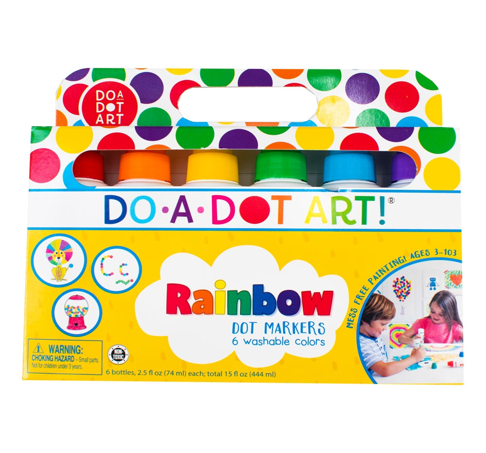 6-Pack Rainbow Sponge Tip Applicator