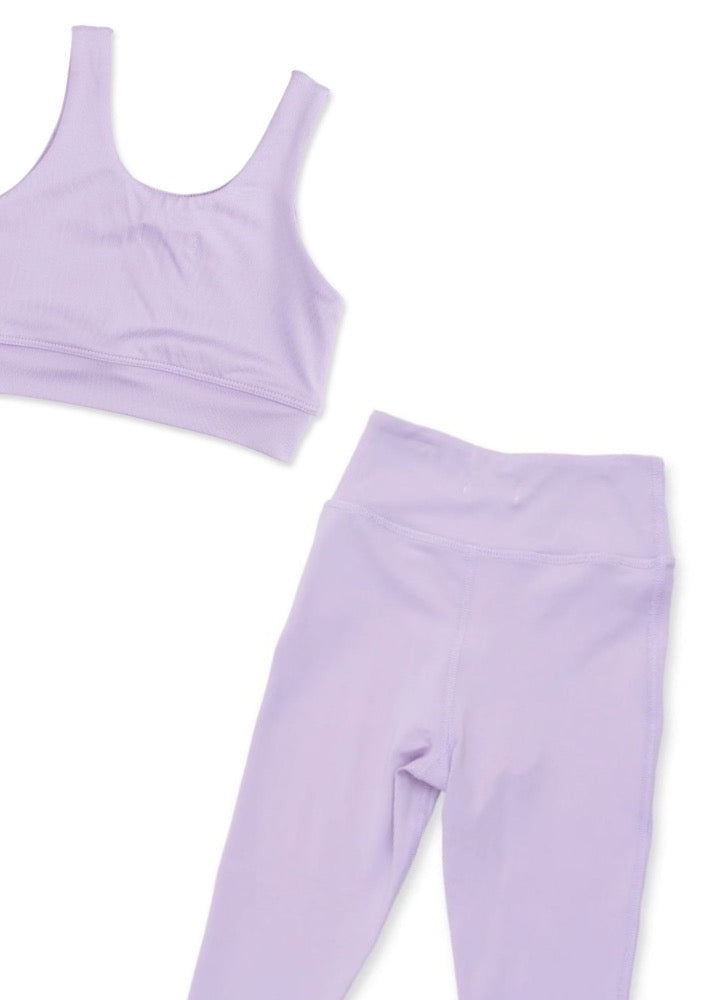 Tiny Tumblers Activewear Lilac M&G Tank Top & Active Pants