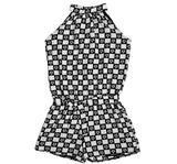 Romper Daisy Blanco/Negro