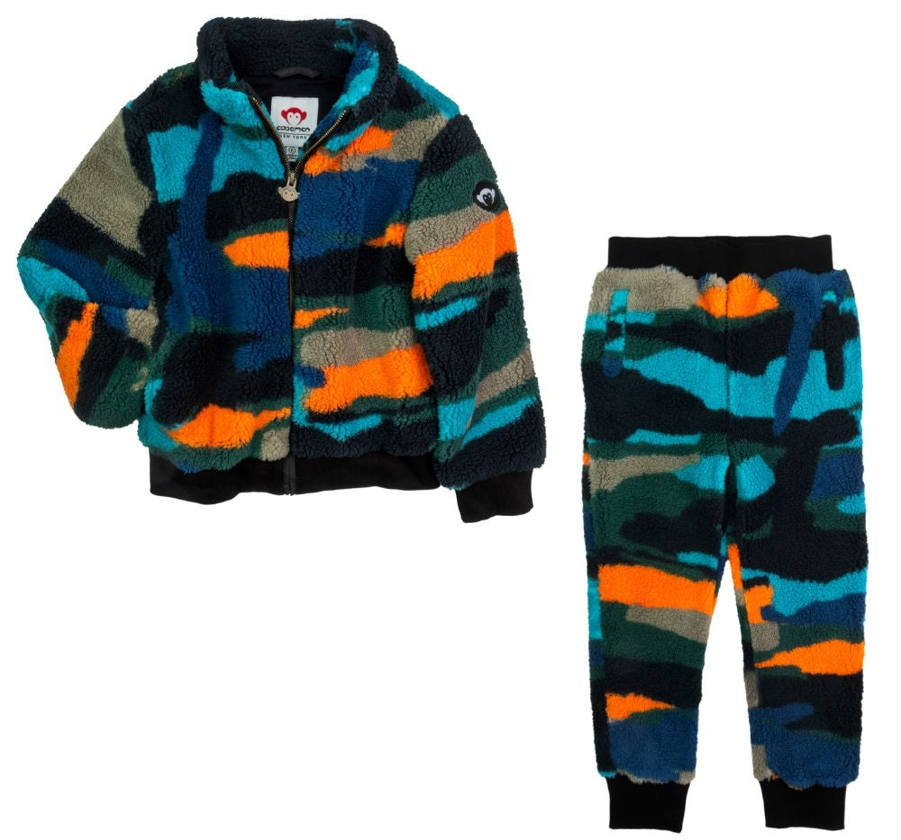 Woodland Jacket Autumn Sunset & Highland Sweats