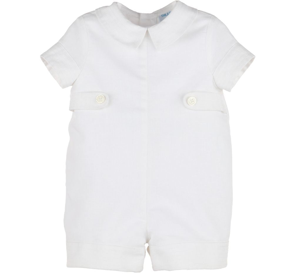 Linen Boy Bubble White