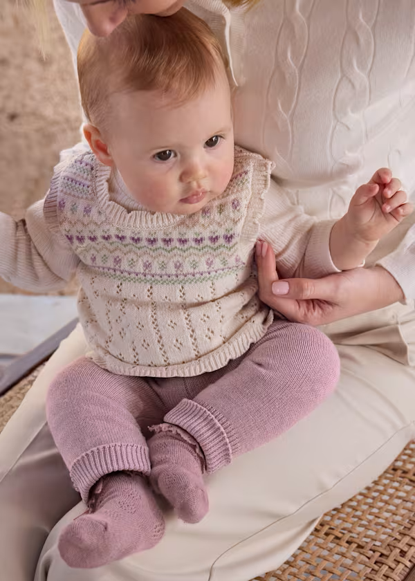 Conjunto Leggings Tricot Malva Vigore