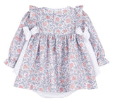 Miller Tate Ruffle Dress Blue