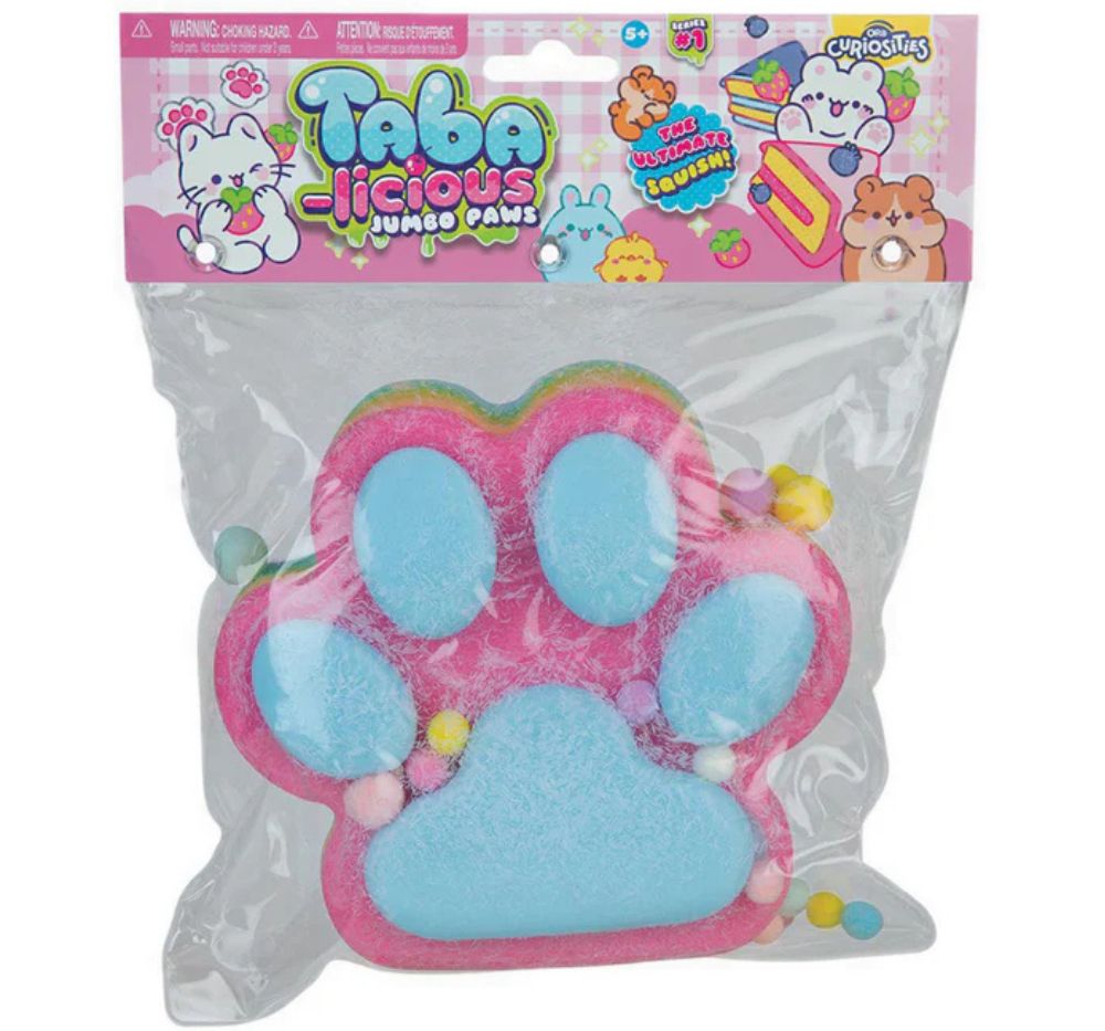Curiosities Taba-licious Jumbo Paws Blue