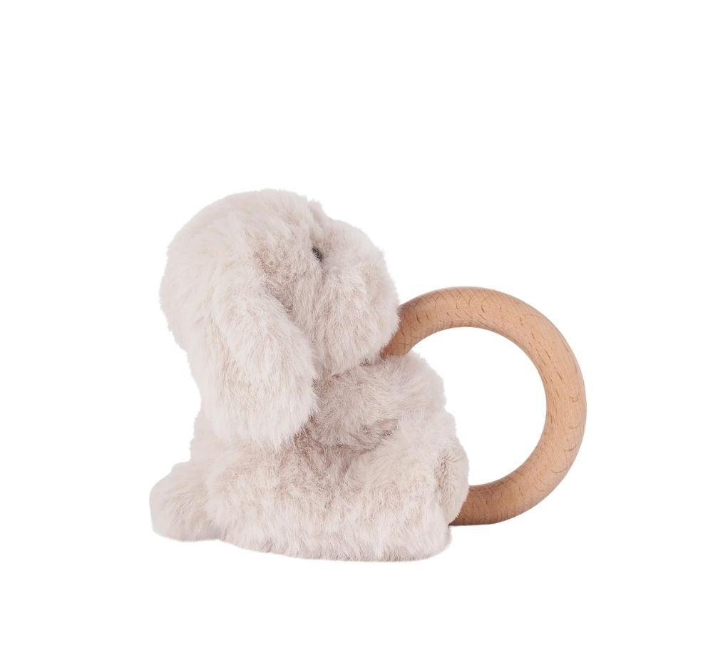 Ring Rattle Plush Puppy