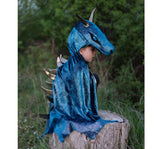 Starry Night Dragon Teal/Gold 5-6