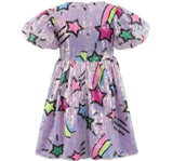 Lavender Shooting Star Sequin Dress
