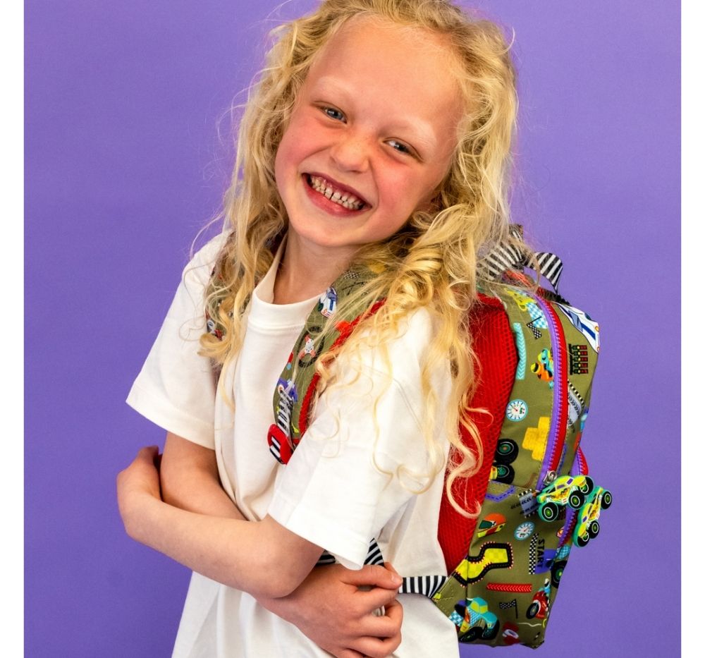 Backpack Race Cars