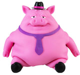Orb Funkee Animalz Pig Jumbo With Hat Pink