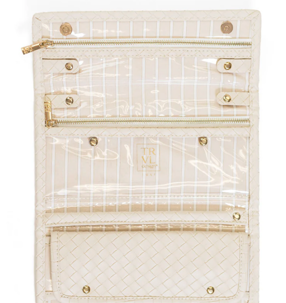 Woven Sand Jewelry Wallet
