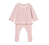 Conjunto Polaina Tricot Cuarzo