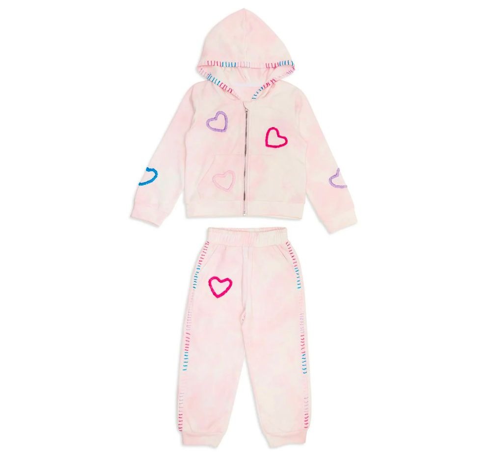 Ava Embroidery Heart Set