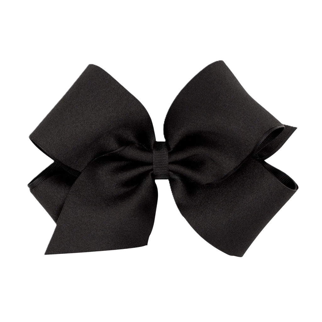 King Satin/Gg Overlay Bow Black