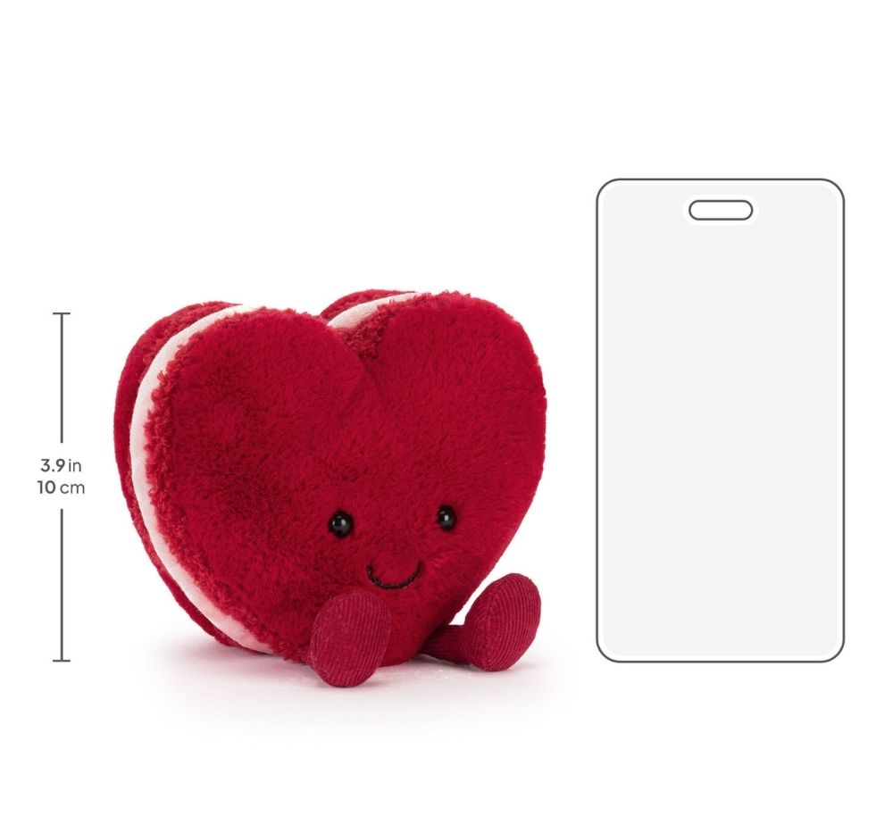 Amuseables Arlette Heart Macaron Red