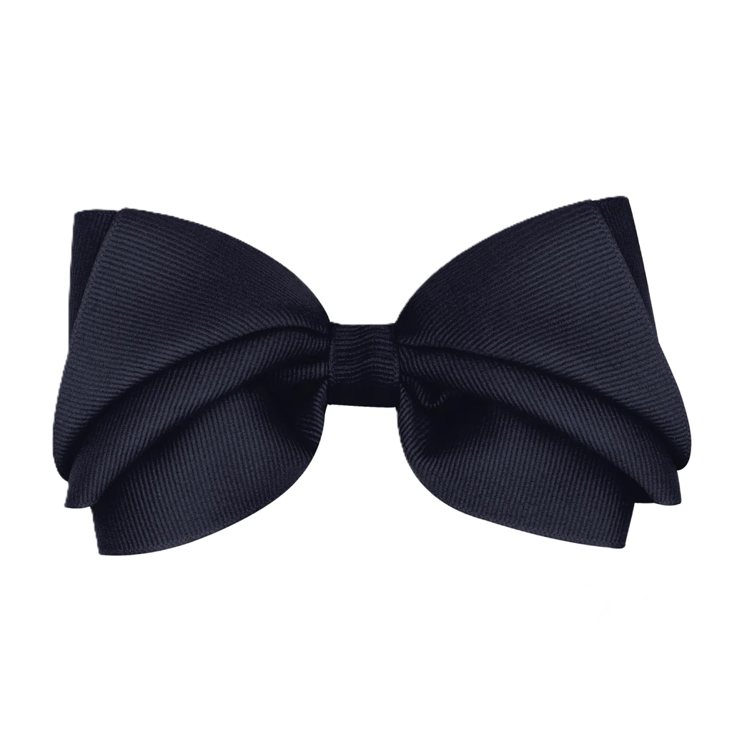 Mini King Pleated Gg Navy Bow